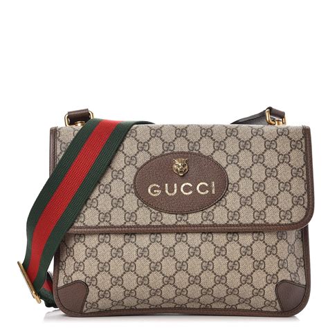 gucci sherry supreme monogram|GG Supreme Messenger Bag .